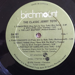 Jerry Toth - The Classic Jerry Toth - 1978