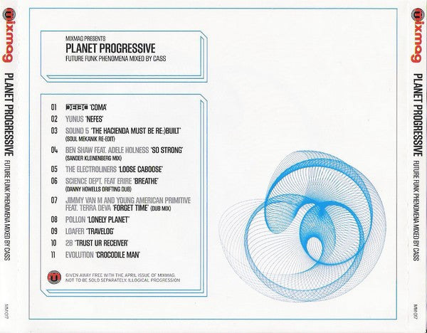 Cass Cutbush - Planet Progressive (CD) - 2001