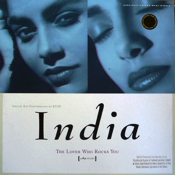 India - The Lover Who Rocks You (All Night) Vinyl Record