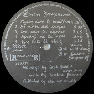 Liaisons Dangereuses - Liaisons Dangereuses - 1982
