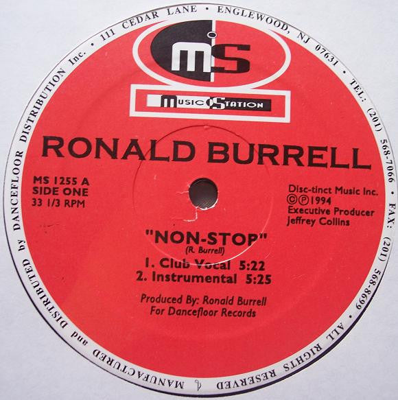 Ronald Burrell - Non-Stop