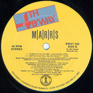 M|A|R|R|S - Pump Up The Volume - 1987