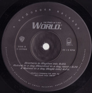 New Order - World (The Price Of Love) - 1993