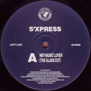 S'Express - Hey Music Lover (The Glass Cut & Red Giant Mix)