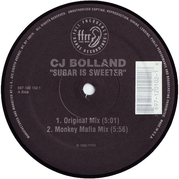 CJ Bolland - Sugar Is Sweeter