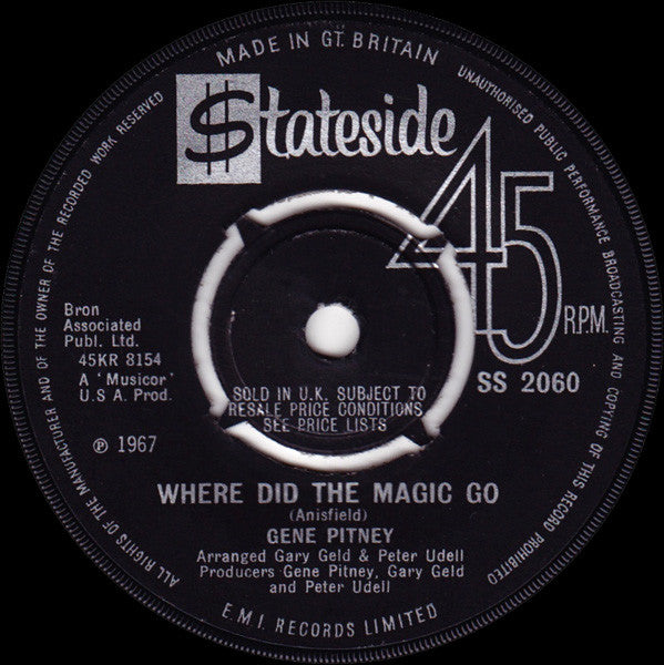 Gene Pitney - Something's Gotten Hold Of My Heart