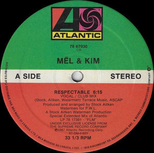 Mel & Kim - Respectable 1987 - Quarantunes
