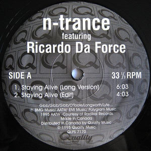N-Trance - Stayin' Alive 1995 - Quarantunes