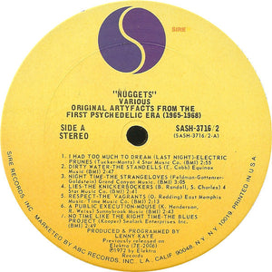 Various - Nuggets: Original Artyfacts From The First Psychedelic Era 1965-1968