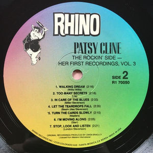 Patsy Cline - The Rockin' Side - Her First Recordings, Vol. 3 - 1989 - Quarantunes