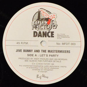 Jive Bunny And The Mastermixers - Let's Party / Auld Lang Syne - 1989 - Quarantunes
