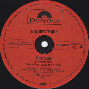Big Ben Tribe - Heroes - 1983 - Quarantunes