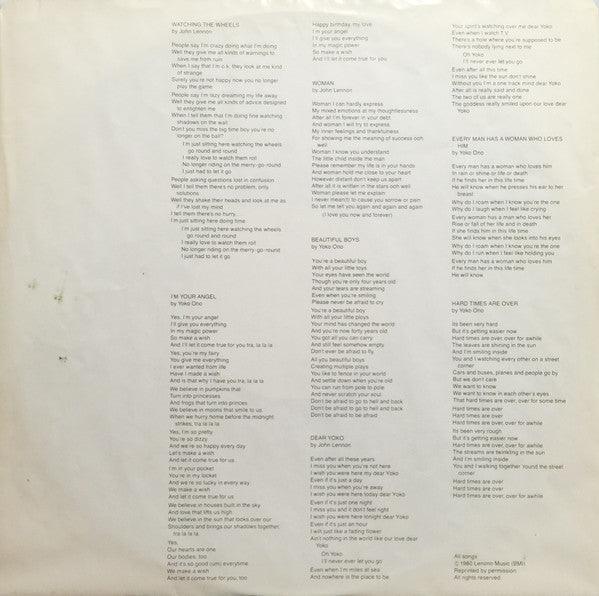 John Lennon & Yoko Ono - Double Fantasy - 1980 - Quarantunes