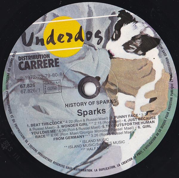 Sparks - The History Of Sparks - 1981 - Quarantunes
