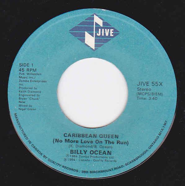 Billy Ocean - Caribbean Queen (No More Love On The Run) - 1984 - Quarantunes