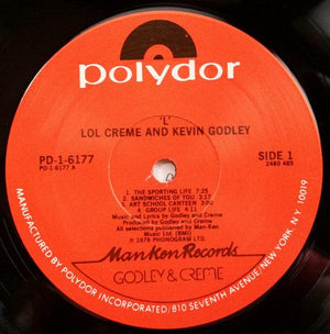 Lol Creme And Kevin Godley - L 1978 - Quarantunes