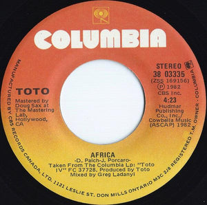 Toto - Africa - 1982 - Quarantunes