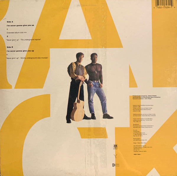 The Brat Pack - I'm Never Gonna Give You Up