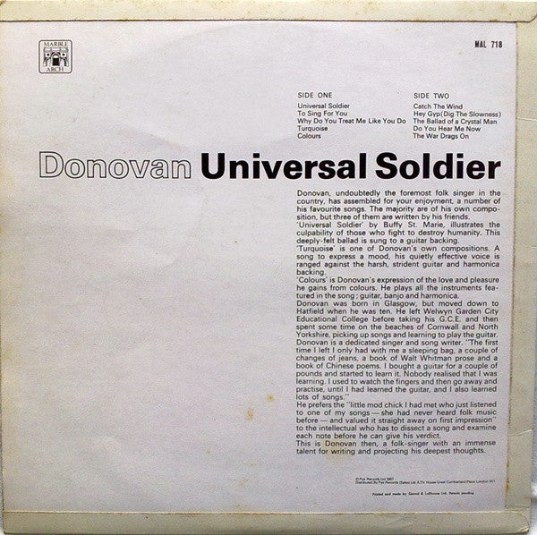 Donovan - Universal Soldier