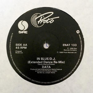 Data - Ricocheted Love / In Blue-D.J. - Quarantunes