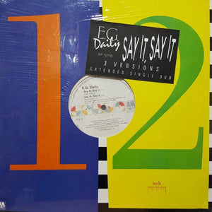 E.G. Daily - Say It, Say It 1985 - Quarantunes