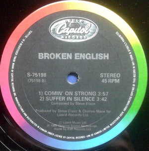 Broken English - Comin' On Strong - 1987 - Quarantunes