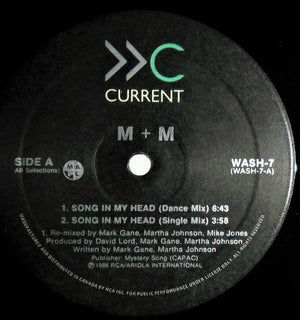 M + M - Song In My Head (12") 1986 - Quarantunes