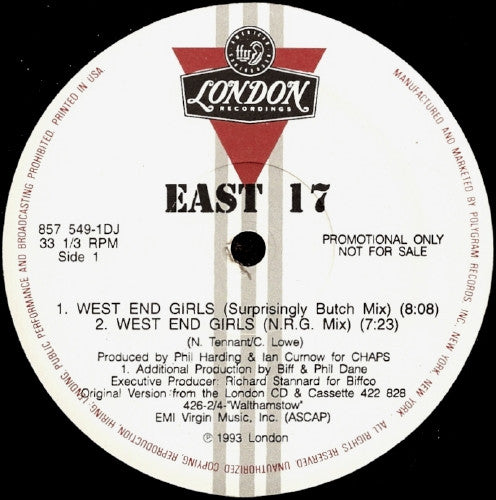 East 17 - West End Girls