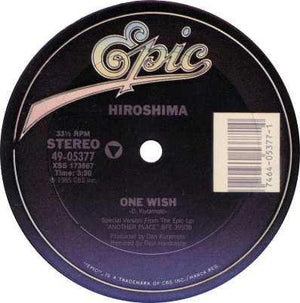 Hiroshima - One Wish (12") 1985 - Quarantunes