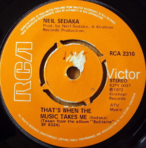 Neil Sedaka - That's When The Music Takes Me