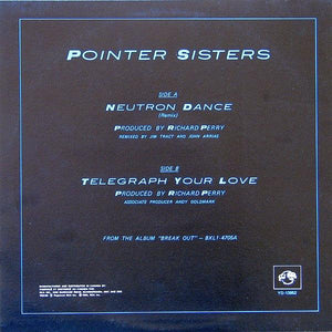 Pointer Sisters - Neutron Dance (12") 1983 - Quarantunes