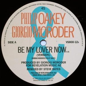 Philip Oakey - Be My Lover Now - 1985 - Quarantunes
