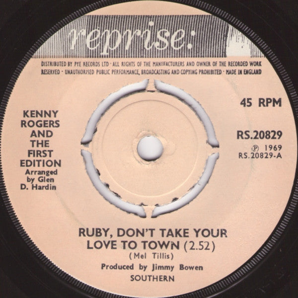 Kenny Rogers & The First Edition - Ruby, Don't Take Your Love To Town