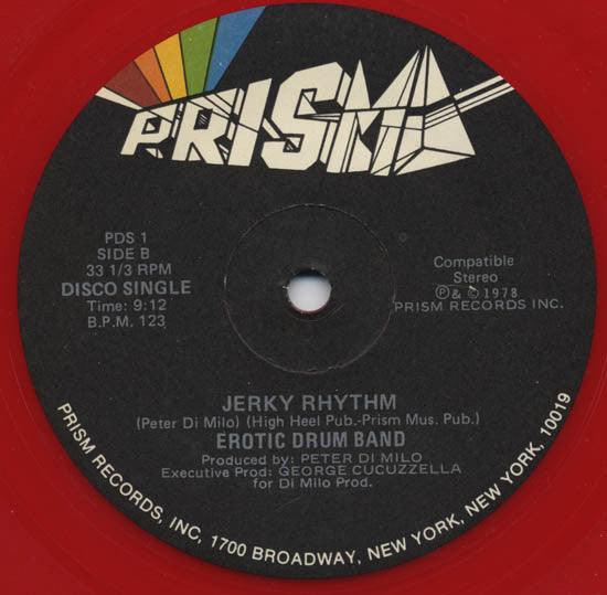 Erotic Drum Band - Love Disco Style / Jerky Rhythm (Red, 12") 1978 - Quarantunes