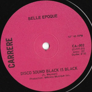 Belle Epoque - Black Is Black - Quarantunes
