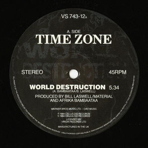 Time Zone - World Destruction - 1984 - Quarantunes