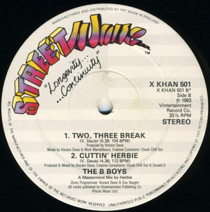 The B-Boys - Cuttin' Herbie / Two Three Break 1983 - Quarantunes