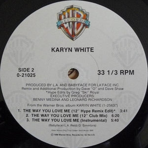 Karyn White - The Way You Love Me 1988 - Quarantunes