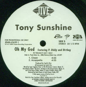 Tony Sunshine - Oh My God