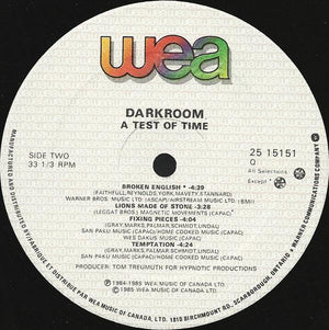 Darkroom - A Test Of Time 1985 - Quarantunes