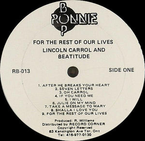 Lincoln Carroll|Beatitude - For The Rest Of Our Lives - Quarantunes