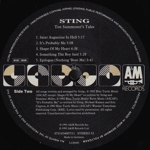 Sting - Ten Summoner's Tales