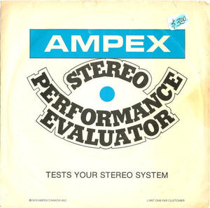No Artist - Ampex Stereo Performance Evaluator 1979 - Quarantunes