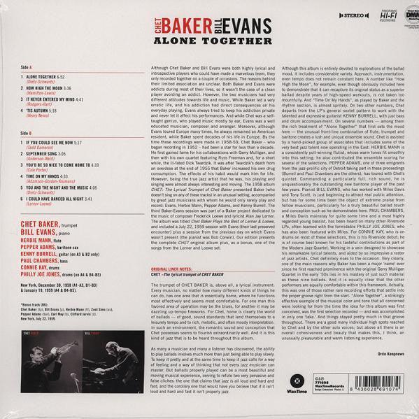 Chet Baker - Alone Together - Quarantunes