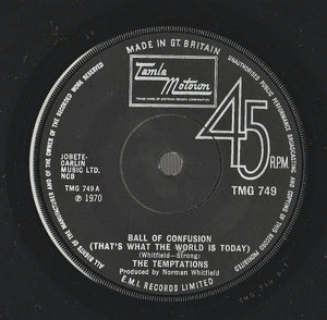 The Temptations - Ball Of Confusion (That's What The World Is Today)