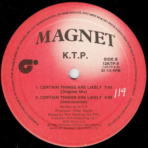 Kissing The Pink - Certain Things Are Likely 1986 - Quarantunes