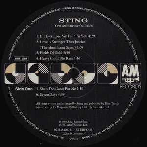 Sting - Ten Summoner's Tales