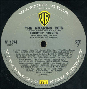 Dorothy Provine - The Music Of The Roaring 20's 1960 - Quarantunes