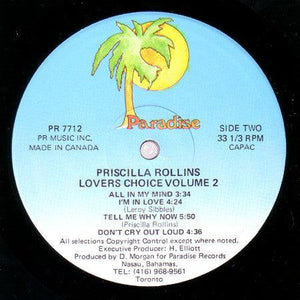 Priscilla Rollins - Lovers Choice, Volume 2 - Quarantunes