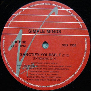 Simple Minds - Sanctify Yourself (Extended Mix) - Quarantunes